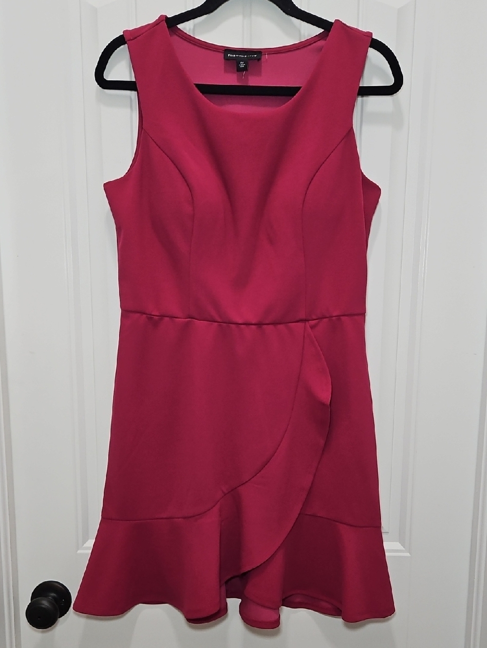 Fortune + Ivy Mini Dress New Medium Petite Raspberry